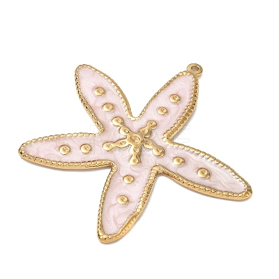 304 Stainless Steel Enamel Big Pendants SA-CBA800D-02A-G-1