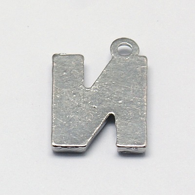 Alloy Rhinestone Letter Charms RB-A052-N01-1