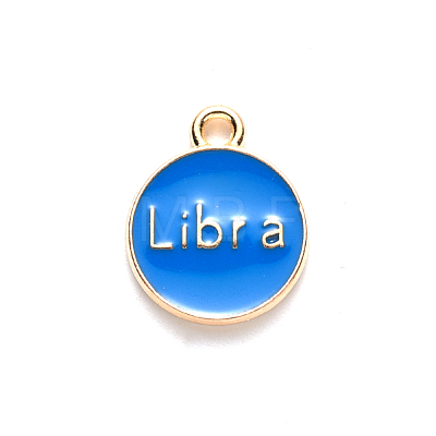 Alloy Enamel Pendants ENAM-S124-01A-02K-1