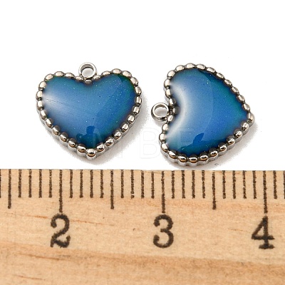 304 Stainless Steel Enamel Charms STAS-L022-094P-1
