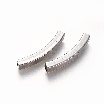 Tarnish Resistant 304 Stainless Steel Tube Beads X-STAS-L226-057C-P-1