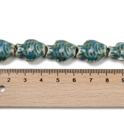 Handmade Porcelain Beads Strands PORC-P030-01A-11-1