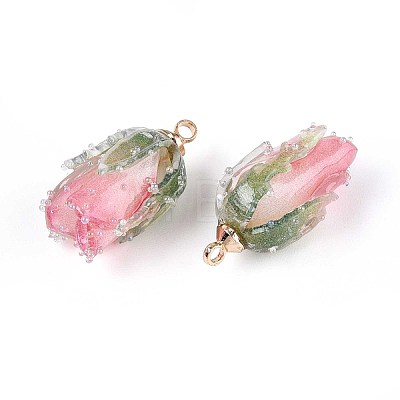 Transparent Acrylic Pendants X1-SACR-T017-53B-1
