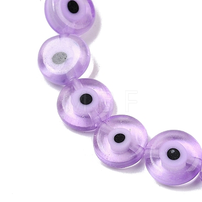 Handmade Evil Eye Lampwork Beads Strands LAMP-G164-10C-02-1