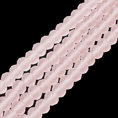 Transparent Glass Beads Strands X1-EGLA-A034-T8mm-MD22-1