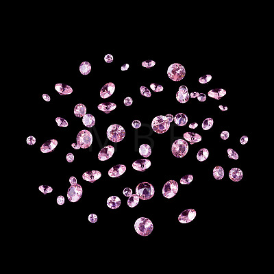 60Pcs 3 Styles Cubic Zirconia Charms ZIRC-TAD0001-01C-1