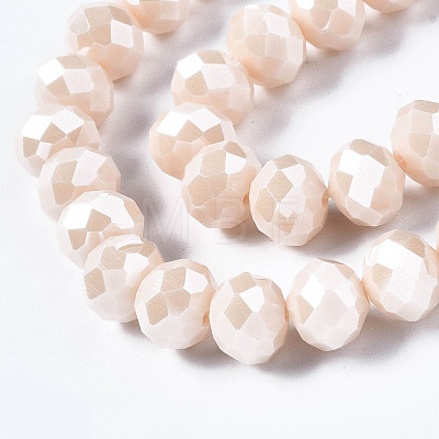 Electroplate Glass Beads Strands LS-EGLA-A034-P1mm-A17-1