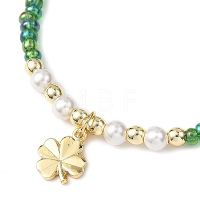 6Pcs Brass Charm Bracelets BJEW-JB12790-1