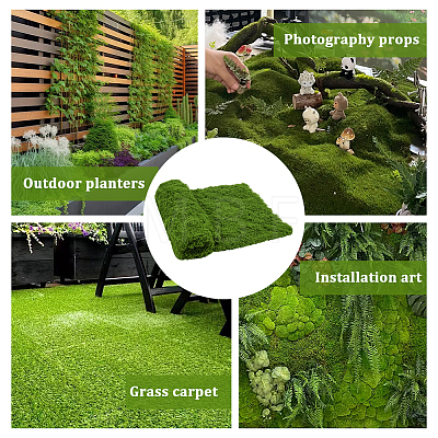 Polyester Artificial Moss Ornament DIY-WH0622-652-1