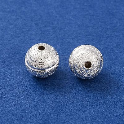 Rack Plating Brass Beads KK-Z055-01S-02-1