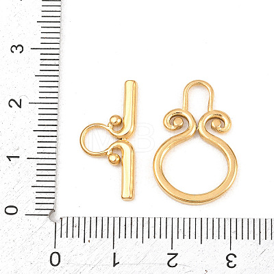 304 Stainless Steel Toggle Clasps STAS-C177-01G-1