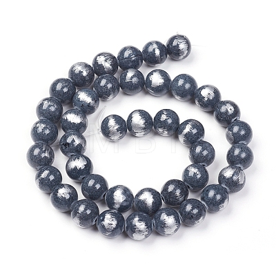 Natural Jade Beads Strands G-G833-10mm-02-1