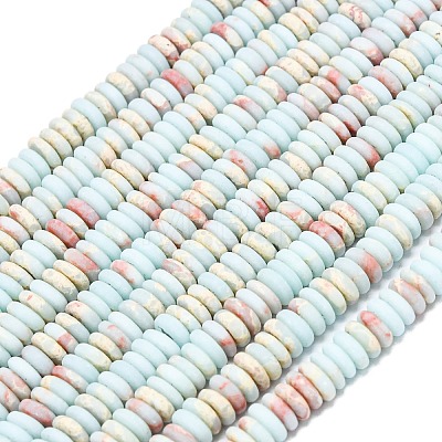 Frosted Synthetic ShouShan Stone Beads Strands G-K389-C39-01-1