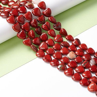 Natural Red Jasper Beads Strands G-B022-01-1