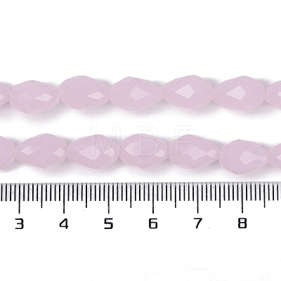 Electroplate Imitation Jade Glass Beads Strands EGLA-N013-J10mm-D01-1