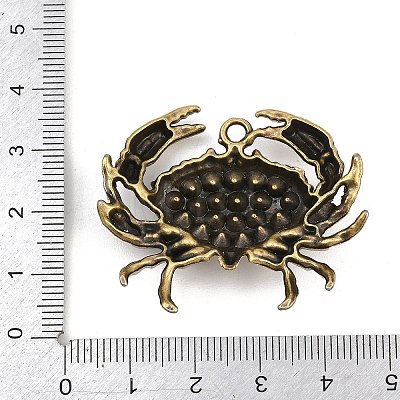 Alloy Rhinestone Pendants RB-CBA18BA-05AB-1