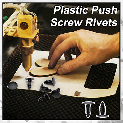 Plastic Push Screw Rivets KY-WH0046-19-1