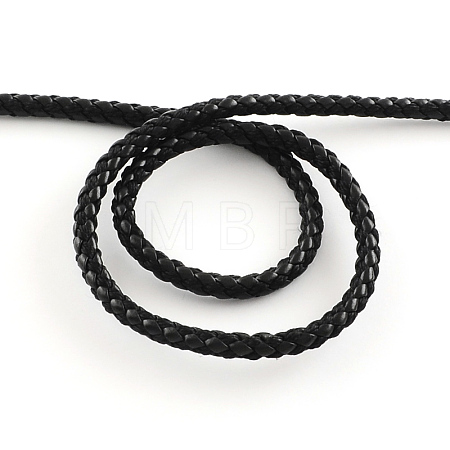 Braided PU Leather Cord LC-Q008-01-1