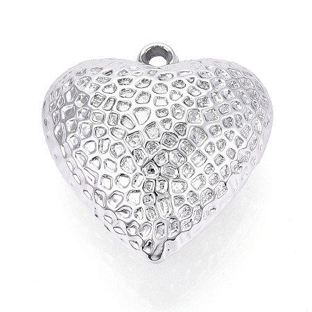 Textured Acrylic Pendants OACR-T030-34B-1