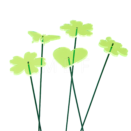Acrylic Garden Stake AJEW-FH0005-23-1