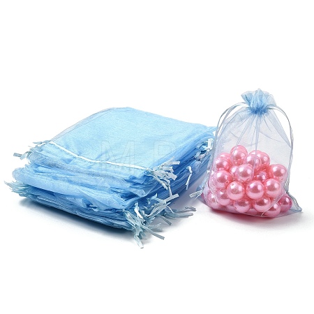 Organza Gift Bags with Drawstring OP-R016-13x18cm-08-1