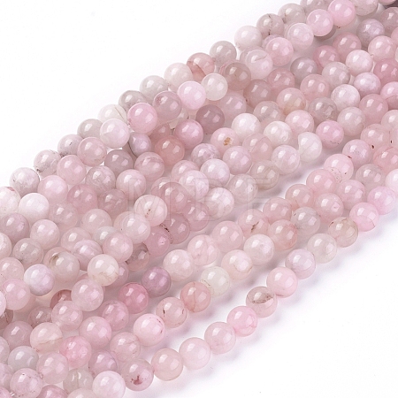 Natural Rose Quartz Beads Strands X-G-F591-04C-8mm-1