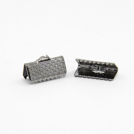 Iron Ribbon Crimp Ends X-E005Y-B-1