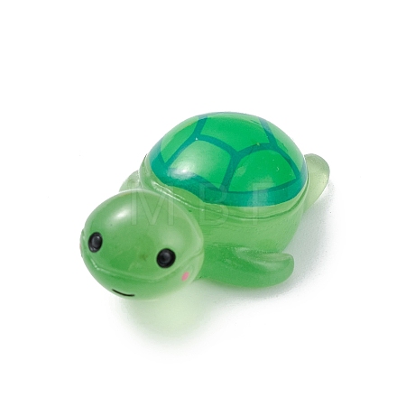 Luminous Resin Sea Animals Display Decoration DJEW-R007-01E-1