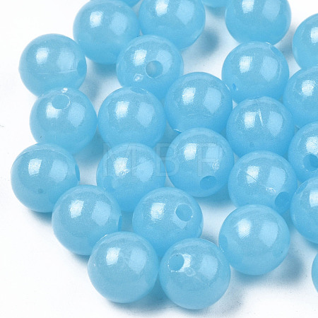 Luminous Acrylic Beads MACR-N008-25B-6MM-1