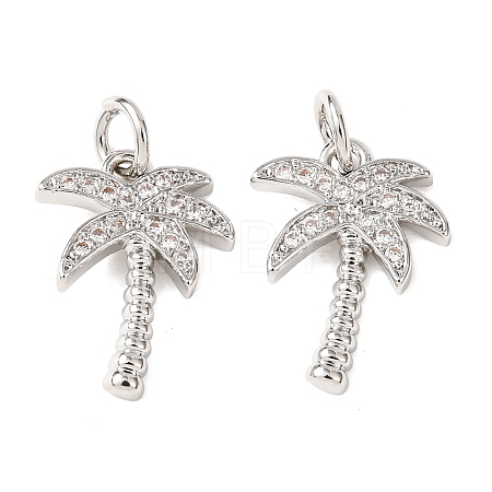 Brass Micro Pave Cubic Zirconia Pendants LS-ZIRC-K070-38P-1