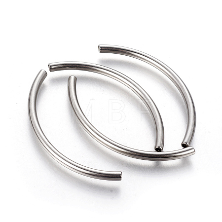 Tarnish Resistant 304 Stainless Steel Tube Beads LS-STAS-G192-19P-1