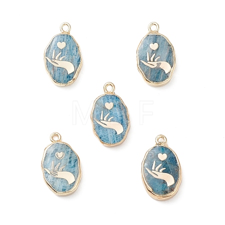 Natural Apatite Pendants G-K333-01K-1