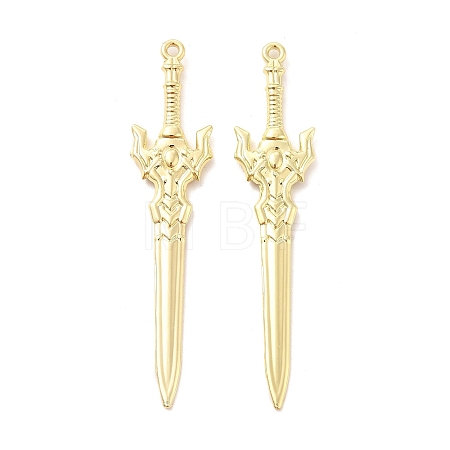 Rack Plating Alloy Big Pendants X-PALLOY-E025-05G-1