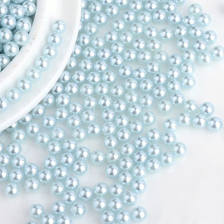 Imitation Pearl Acrylic Beads OACR-S011-6mm-Z12-1