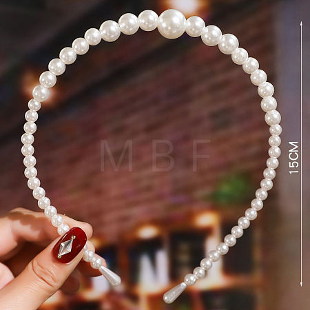 Pearl Hair Bands OHAR-PW0001-177F-1