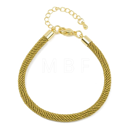 4.5MM Round Nylon Milan Cord Bracelet Making BJEW-I245-01G-31-1