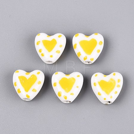 Handmade Porcelain Beads PORC-Q005-11E-1
