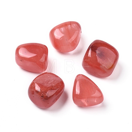 Cherry Quartz Glass Beads G-K302-A12-1