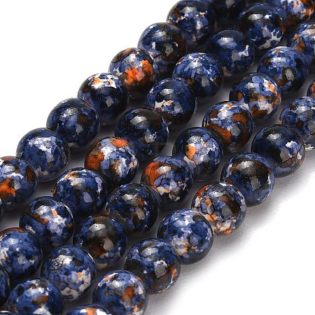 Synthetic Turquoise Beads Strands TURQ-F020-D02-1