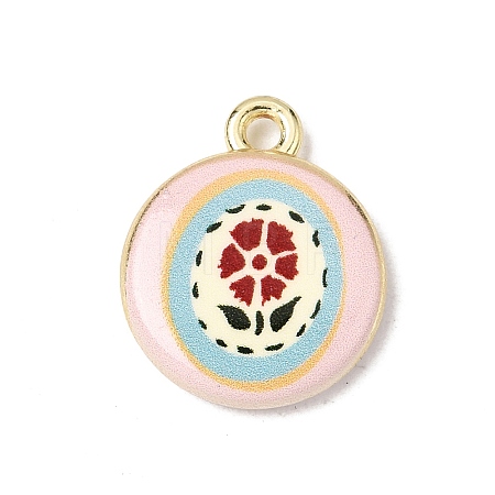 Printed Alloy Pendants ENAM-F160-03A-G-1