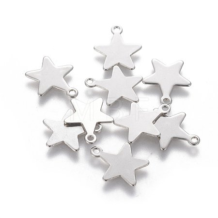 Tarnish Resistant 201 Stainless Steel Charms STAS-L233-031B-P-1