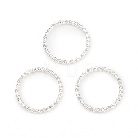 Brass Soldered Closed Jump Rings KK-K253-15E-03S-1