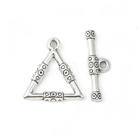Tibetan Style Alloy Toggle Clasps LS-TIBE-EA9149Y-LF-1