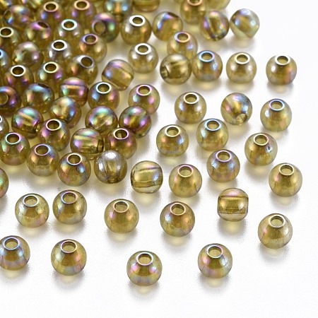 Transparent Acrylic Beads MACR-S370-B6mm-737-1