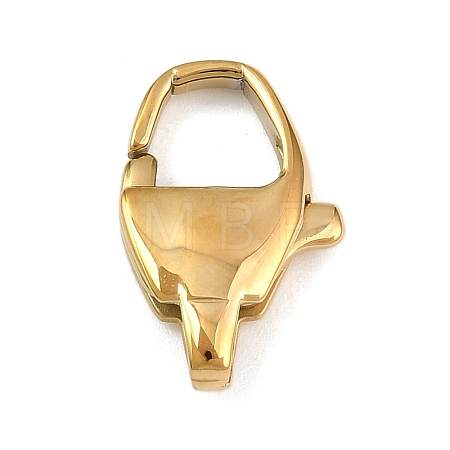 316 Stainless Steel Lobster Claw Clasps STAS-C154-02D-G-1