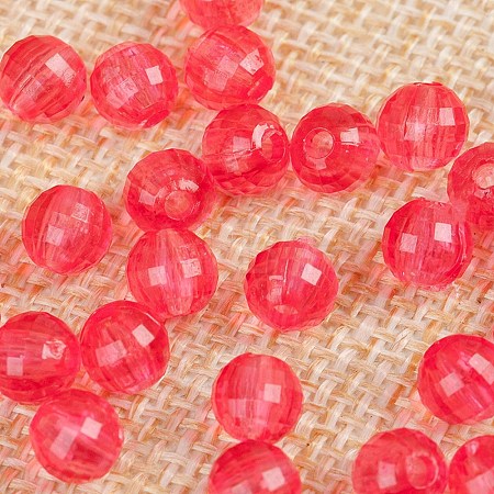 Transparent Acrylic Beads TACR-NH0001-C-18-1