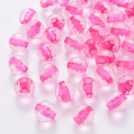 Transparent Acrylic Beads TACR-S154-10A-82-1