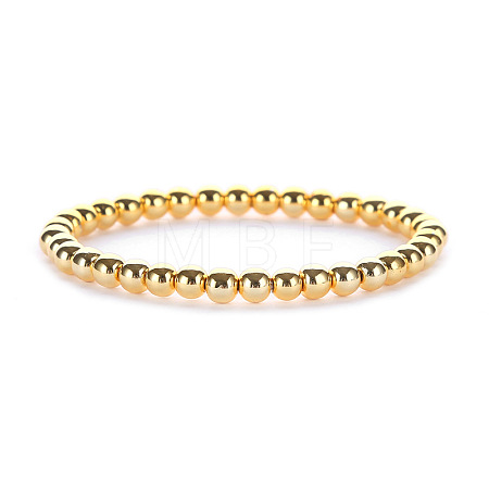 Synthetic Non-magnetic Hematite Beaded Stretch Bracelets for Men Women YP2747-4-1
