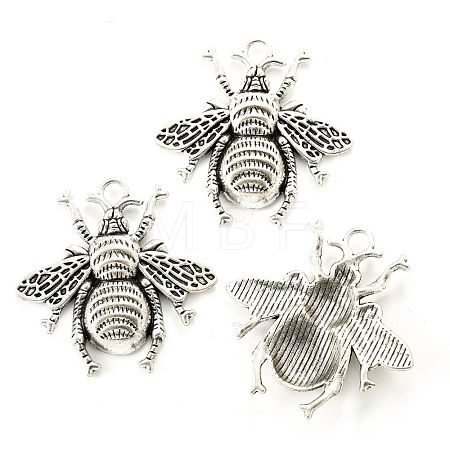 Tibetan Style Alloy Pendants FIND-H019-37AS-1