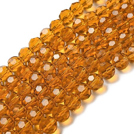 Transparent Glass Beads EGLA-A035-T10mm-D04-1